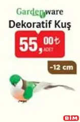 GARDENWARE DEKORATİF KUŞ 12 CM